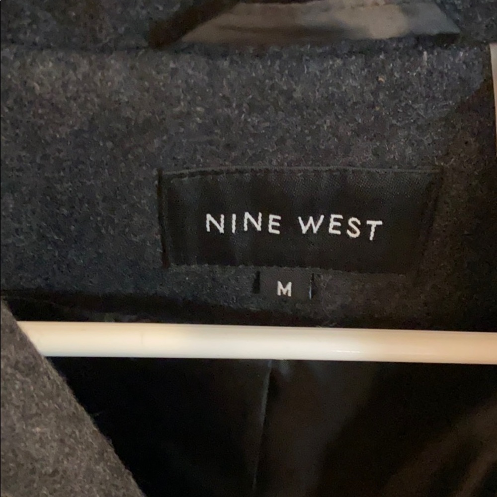 Gray Button Up Pea Coat - image 3